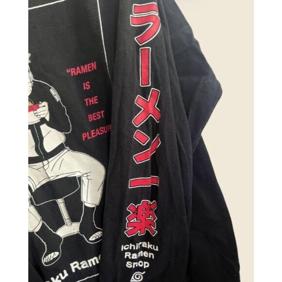 NARUTO SHIPPUDEN Ichiraku Ramen Shop Long Sleeve Graphic T-Shirt Size L - Picture 3 of 7
